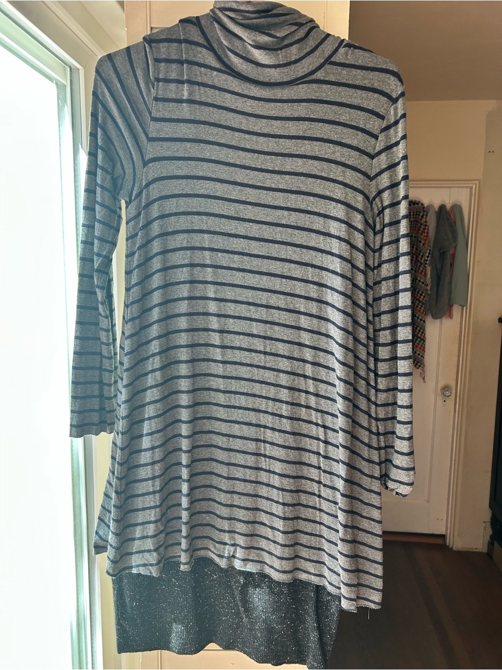 Anthropologie jersey/wool dress